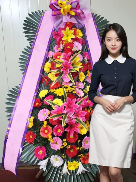 더컨벤션 반포점 3단화환 기본형